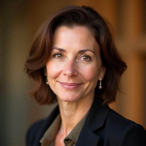 Professional headshot of Dr. Eleanor Vance, Head of Research
